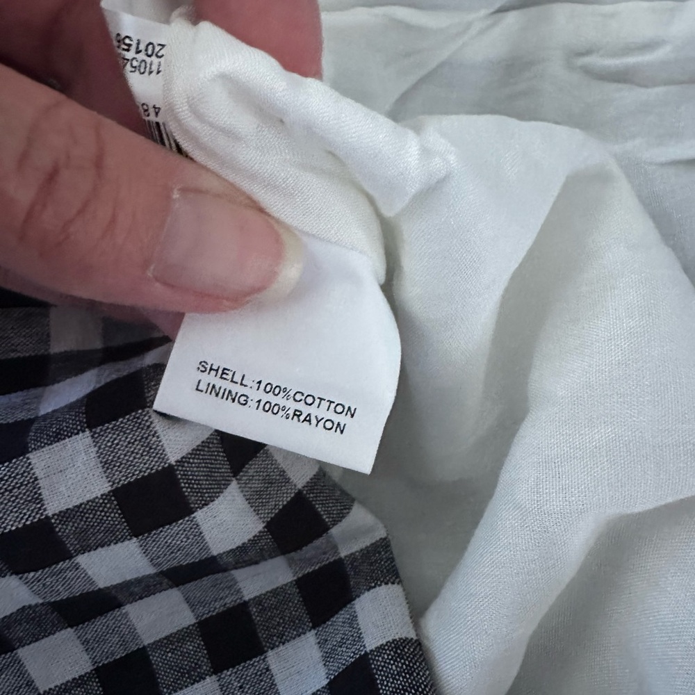 DISSH August Black and White Gingham Midi Dress ladies size 12 NWT - Picture 6 of 8